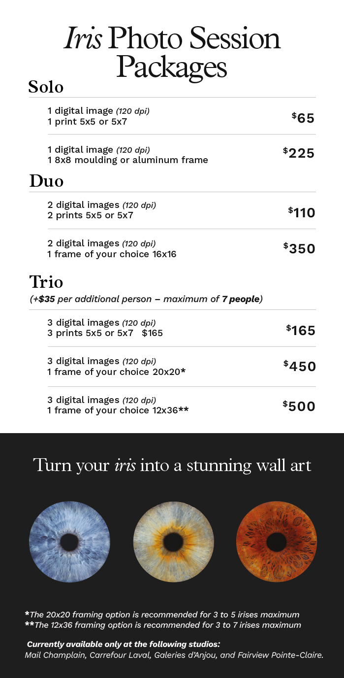 Iris Pricing